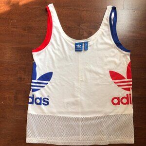 Adidas Tank Top Extra Small XS Trefoil Logo